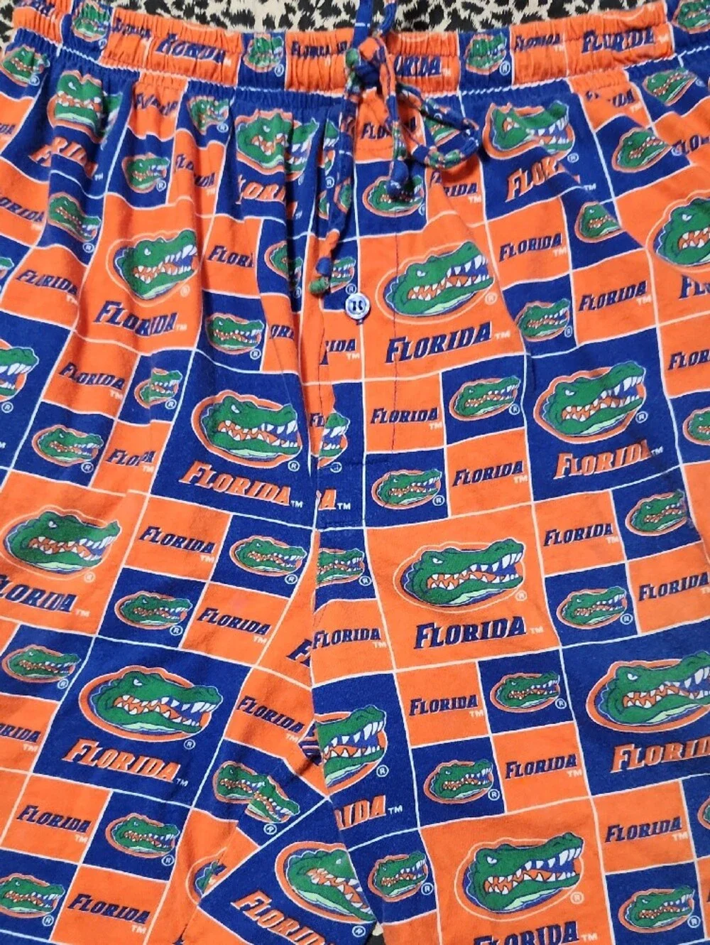 Florida Gators Men’s Orange & Blue Boxer Shorts - Team Logo Print